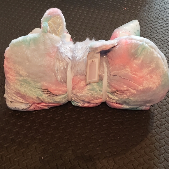💕REDUCED💕 Justice Unicorn Sleeping Bag, EUC - Picture 3 of 3
